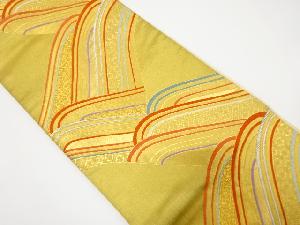 アンティーク　波に古典柄織出し袋帯（材料）